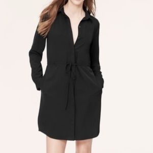 Ann Taylor loft button down shirt dress.